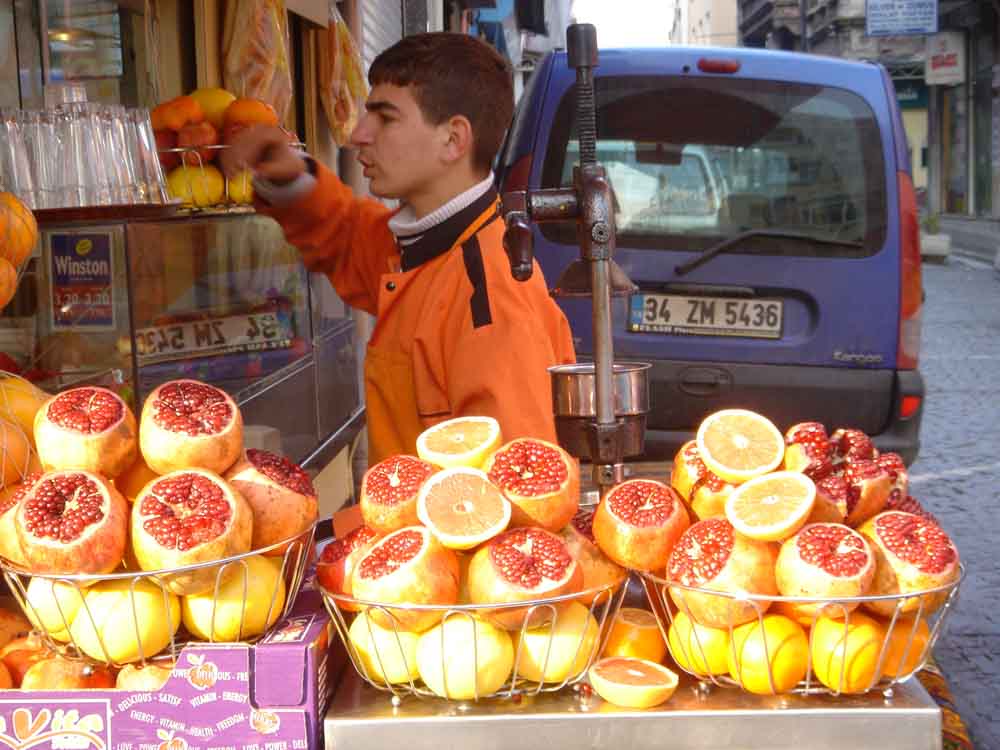 Pomegranate Street Seller